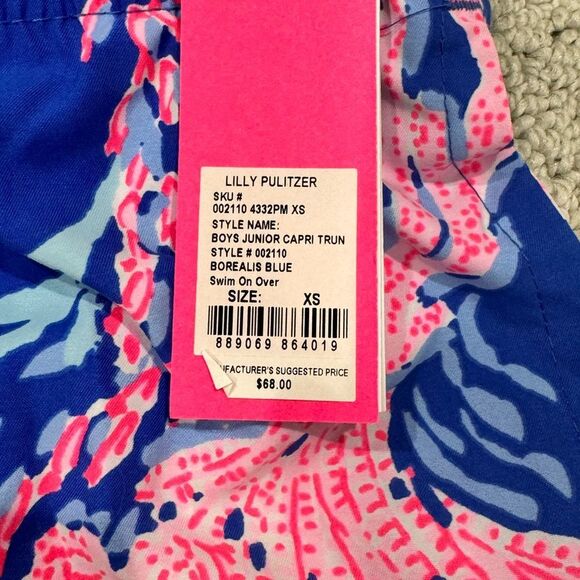 NWT Lilly Pulitzer Boys Junior Swim Bathing Suit XS - Picture 2 of 3